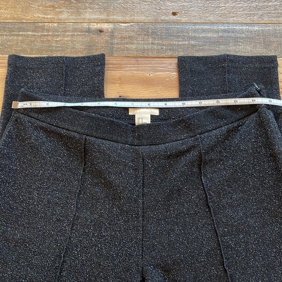 H&M black sparkle stretch pants size 12 - Picture 4 of 6